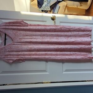 V-neck pink nightgown - excellent condition, never worn